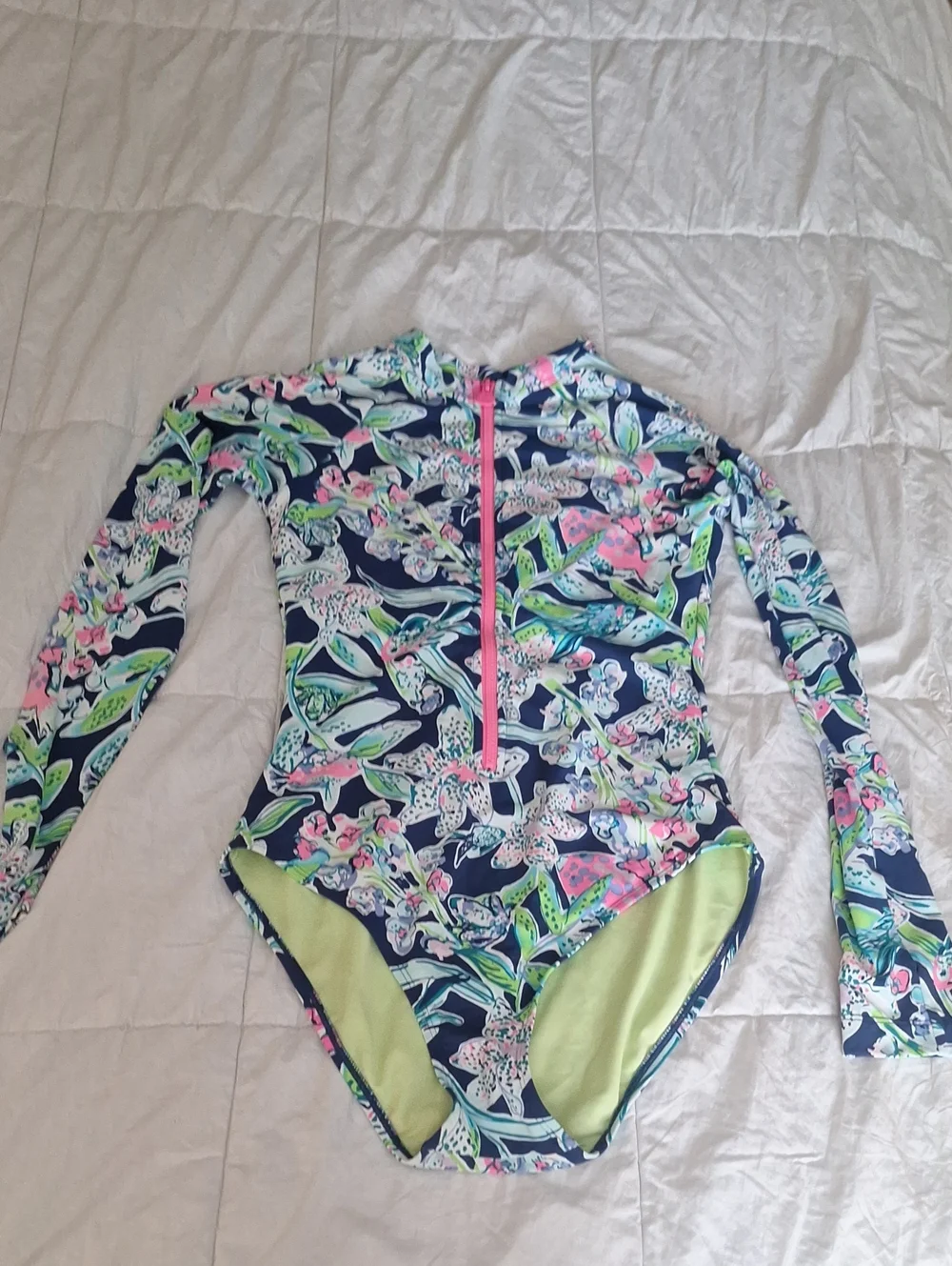 Lilly Pulitzer Sway This Way Long Sleeved Swim Suit